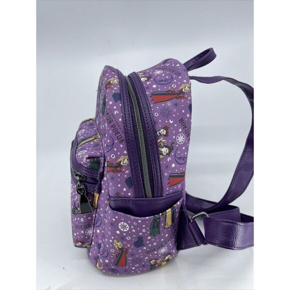 Loungefly Disney Hocus Pocus 2 All Over Print Mini Backpack Sanderson Sister's - Picture 2 of 7